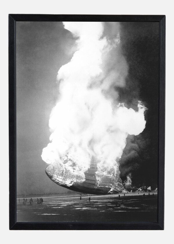 HINDENBURG IN FLAMES