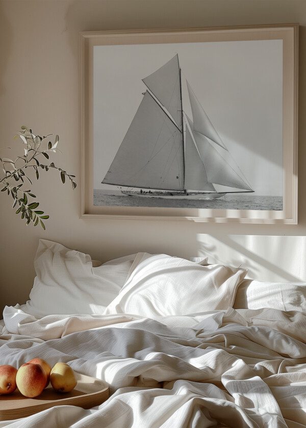 YACHT CONSTITUTION SLOOP 1901 AMERICAS CUP RACE