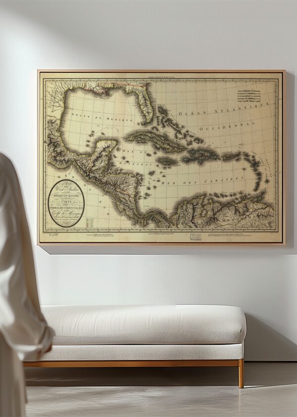 A MAP MEXICAN-GULPH,1806