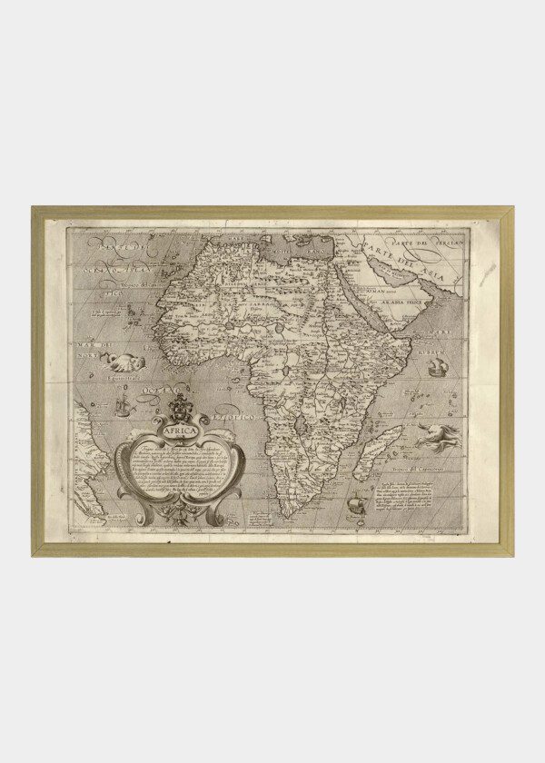 MAP AFRIKA ARNOLDI, ARNOLDO DI 1602