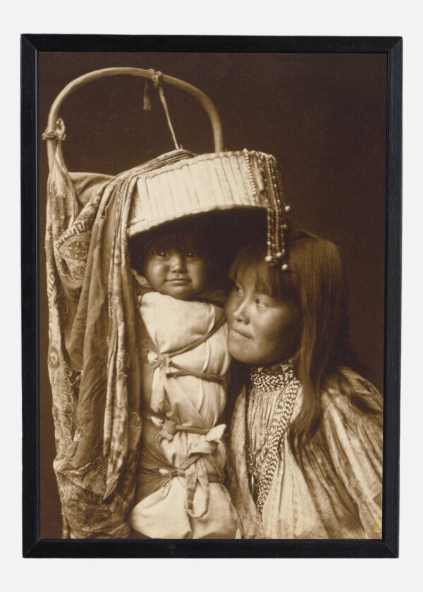 APACHE GIRL AND PAPOO, 1903