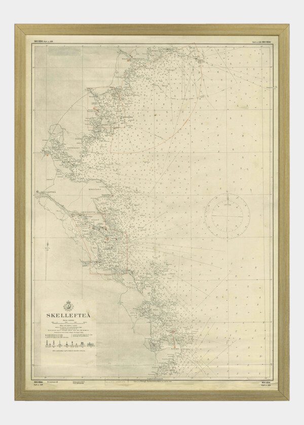 LAKE MAP SKELLEFTEÅ
