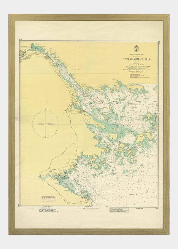 LAKE MAP SÖDERHAMN - VALLVIK