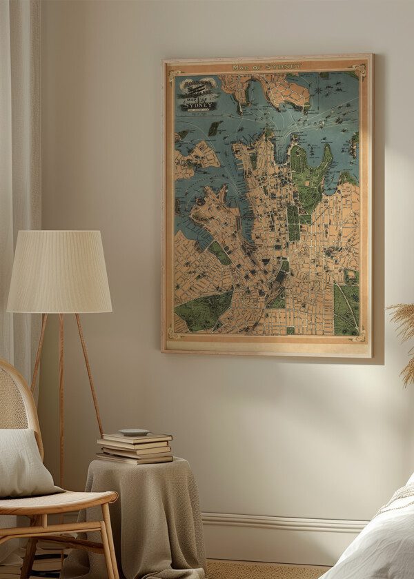 MAP SIDNEY 1922