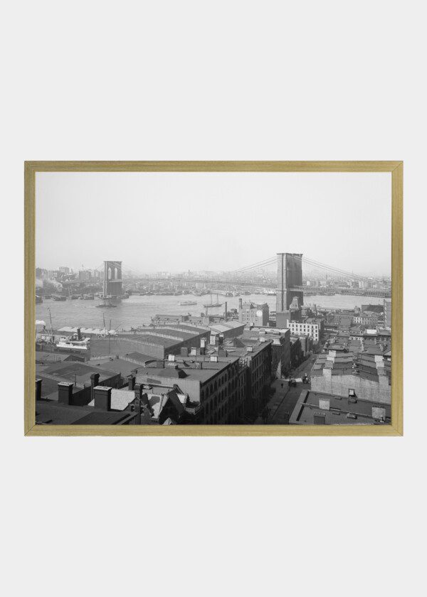 NEW YORK AND BROOKLYN BRIDGE 1904