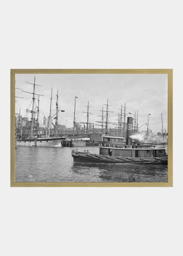 EAST RIVER DOCKS. NEW YORK