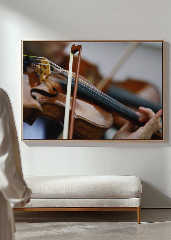 CLOSE UP VIOLIN