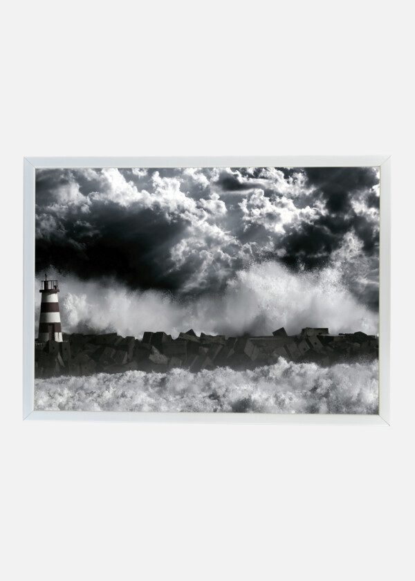 LIGHTHOUSE IN STORM