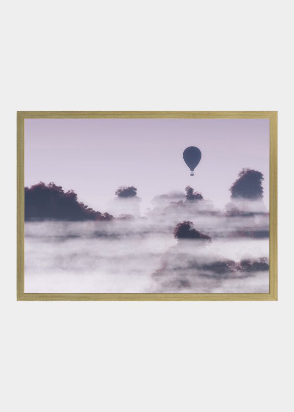 HOT AIR BALLOON AND FOG