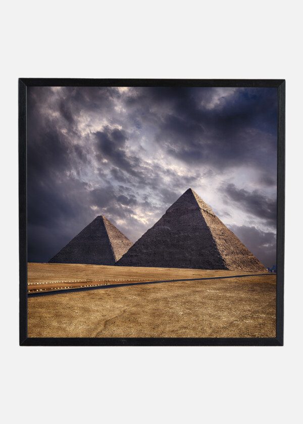 PYRAMID UNDER DARK SKY