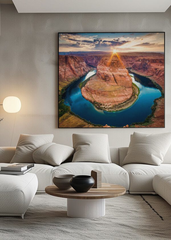 RIVER AND MOUNTAINS