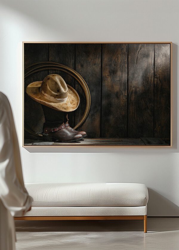 COWBOY HAT AND BOOTS