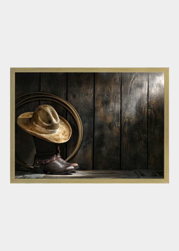 COWBOY HAT AND BOOTS