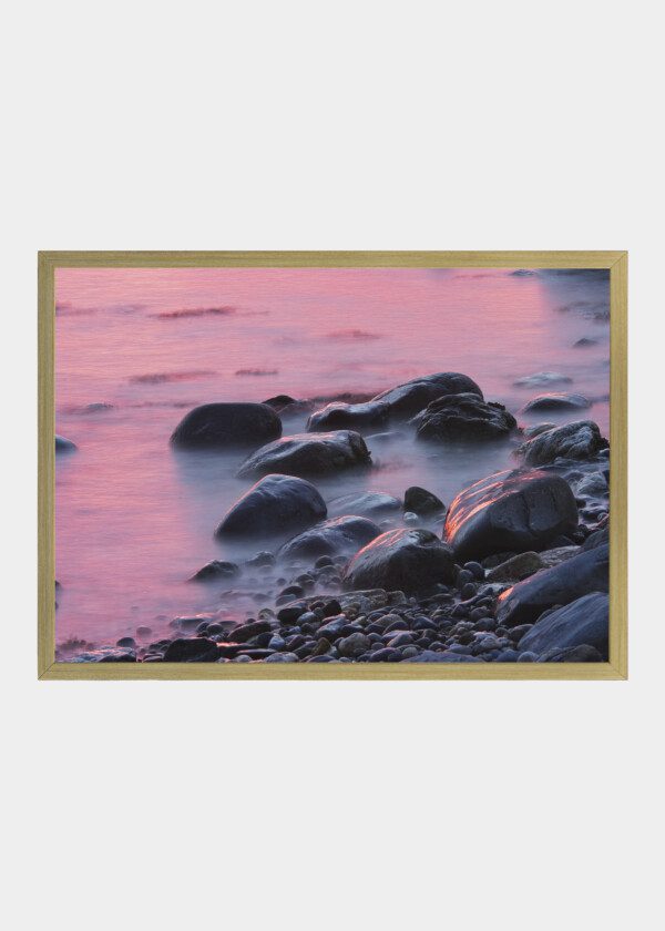 STONES AT THE BEACH EDGE