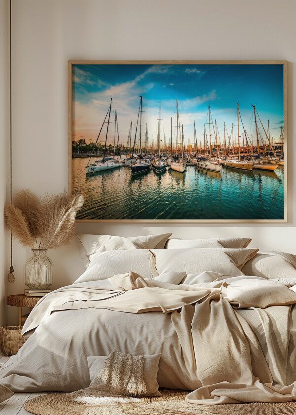 SAILBOATS IN PORT
