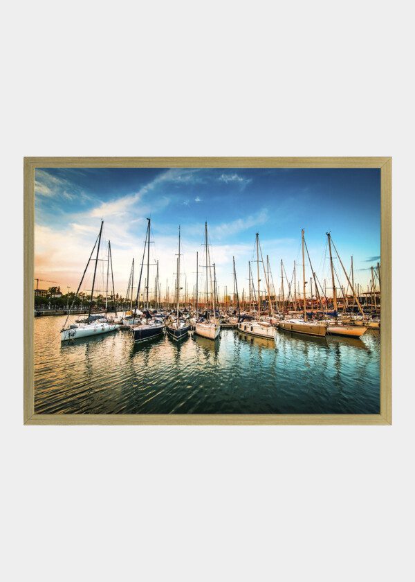 SAILBOATS IN PORT