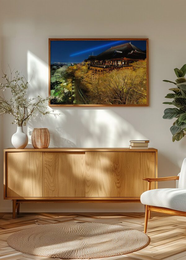 CHINESE HOUSE IN THE EVENING