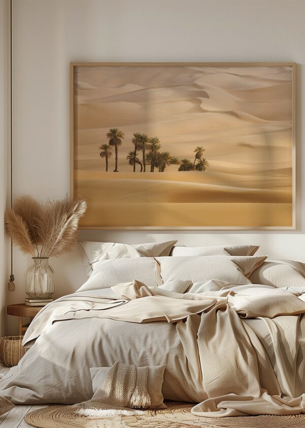 OASIS AMONG SAND DUNES