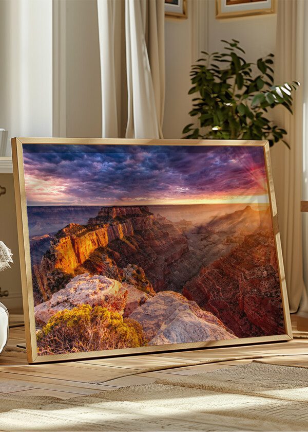 SUNRISE OVER THE MOUNTAINS