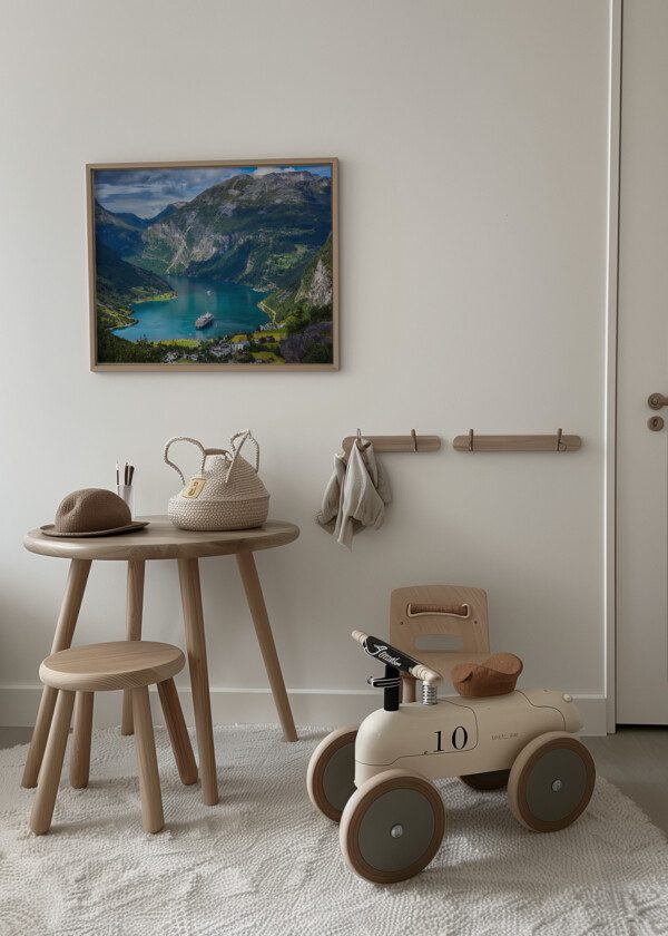 FJORD AND MOUNTAINS