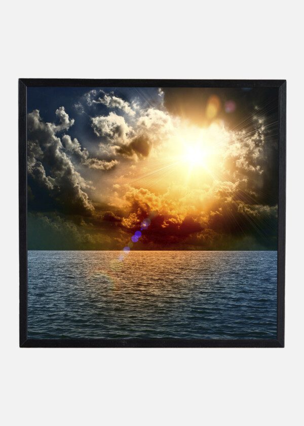SUN AND DARK CLOUDS
