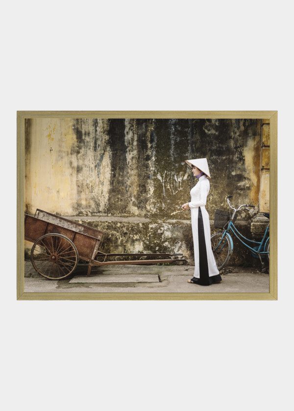 CHINESE WOMAN WITH OLD TOW TRUCK