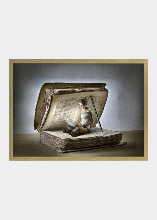LADY IN BOOK