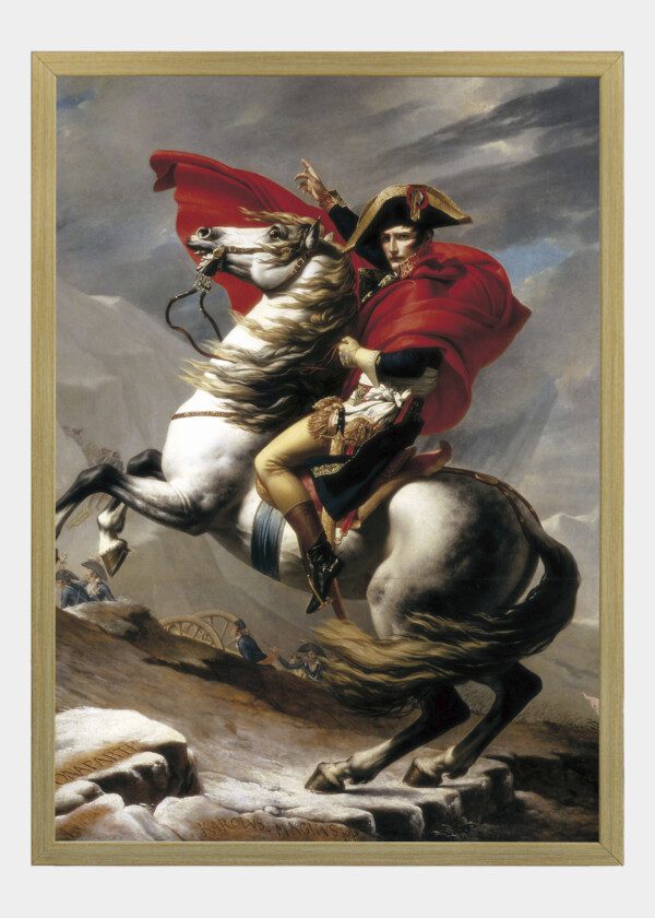 PAINTING. NAPOLEON ON HORSEBACK