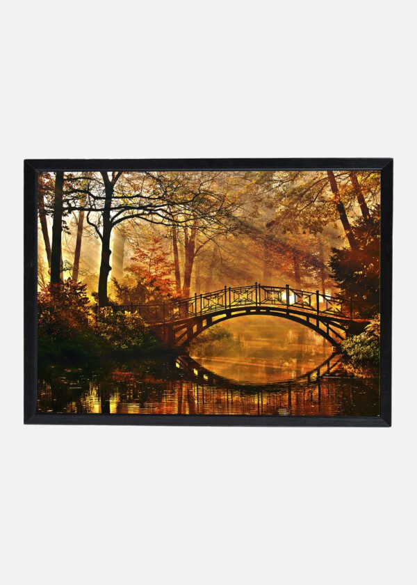 FOOTBRIDGE IN AUTUMN COLORS