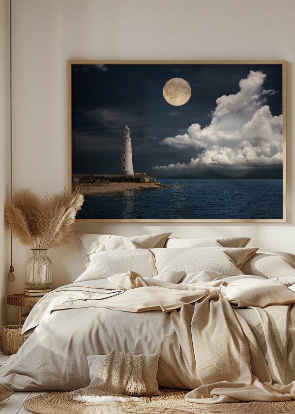 LIGHTHOUSE THE NIGHT SKY