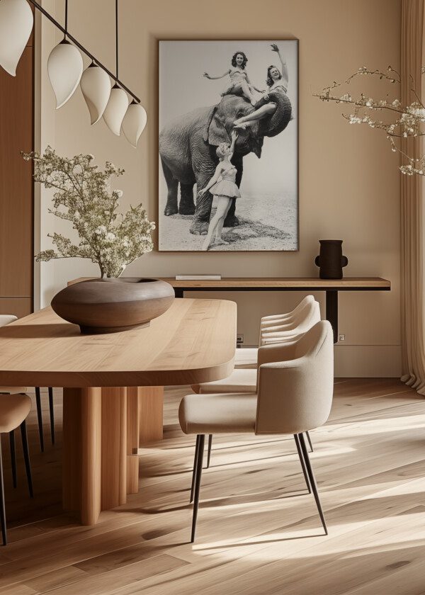 GIRLS WITH ELEPHANT