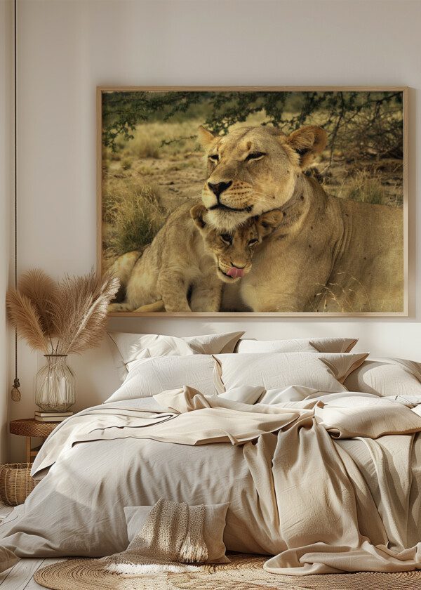 LIONESS WITH KIDS