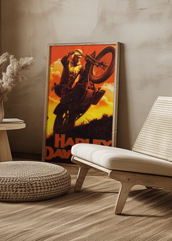 HARLEY-DAVIDSON VINTAGE POSTER