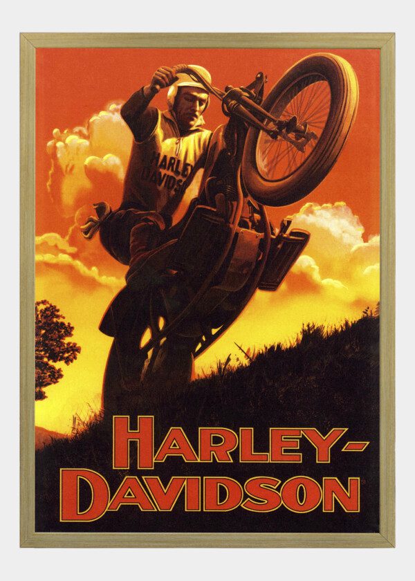 HARLEY-DAVIDSON VINTAGE POSTER