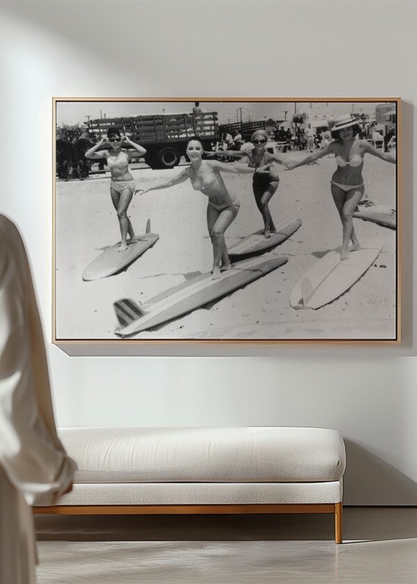 MODELS ON SURFBOARDS