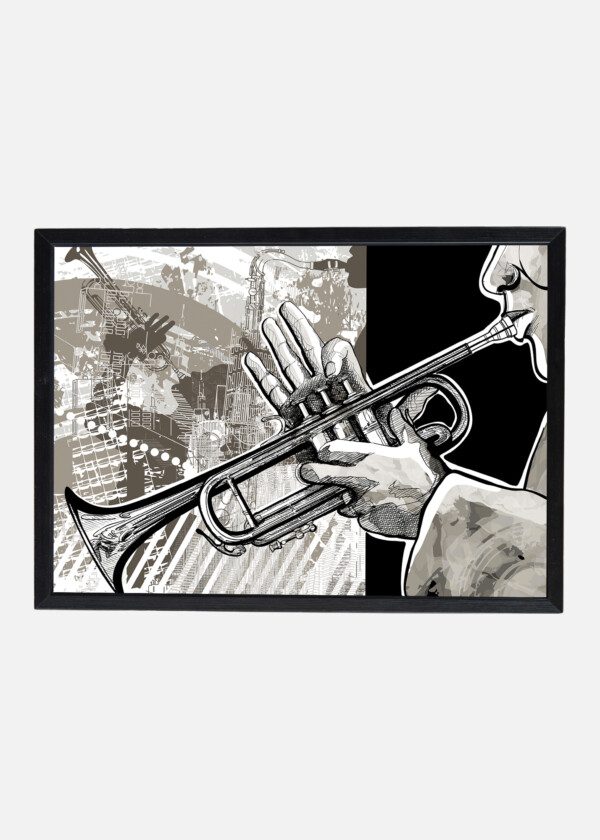 ILLUSTRATION TRUMPET PLAYER