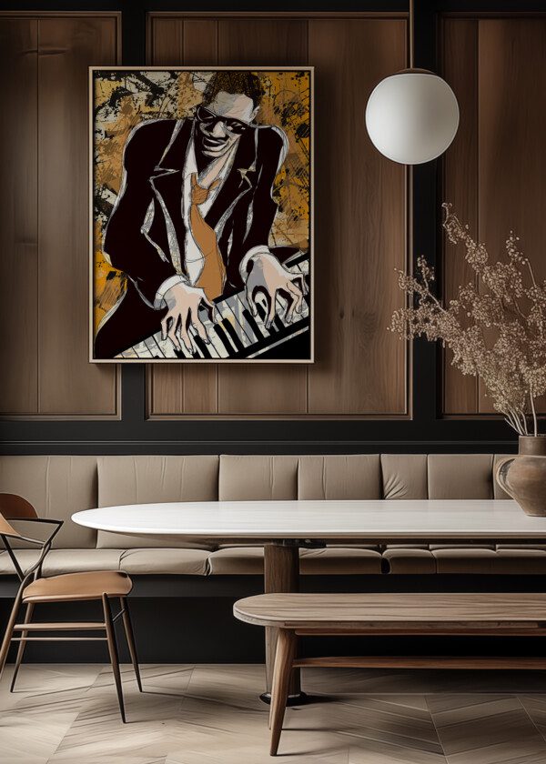 ILLUSTRATION JAZZ PIANIST