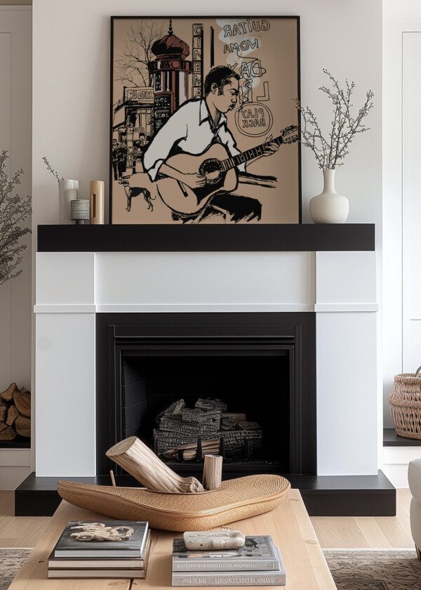 ILLUSTRATION GUITAR PLAYER