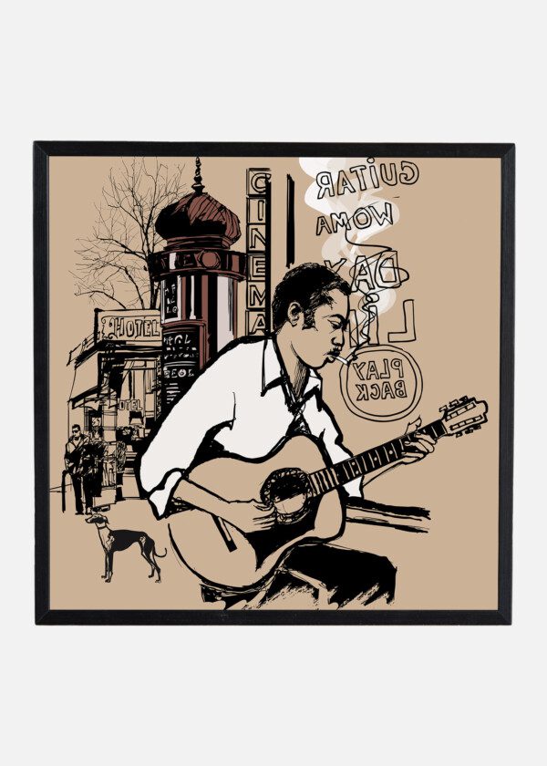 ILLUSTRATION GUITAR PLAYER