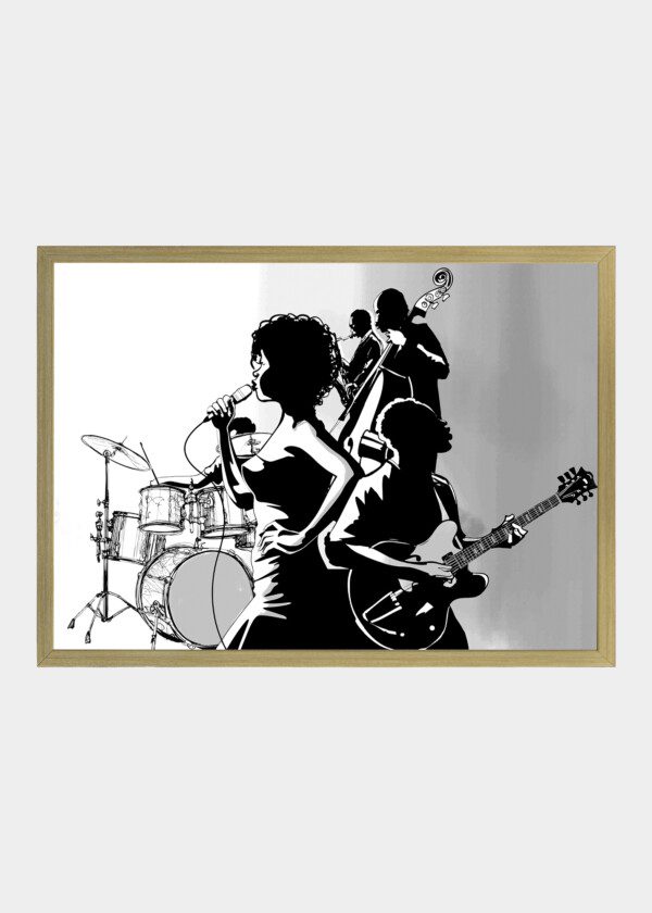 ILLUSTRATION JAZZ SINGER