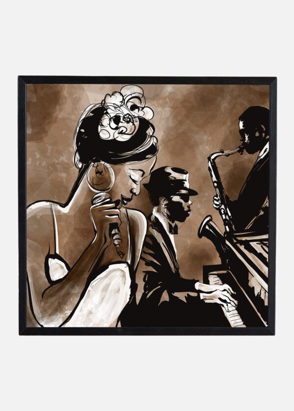 ILLUSTRATION JAZZ SINGER