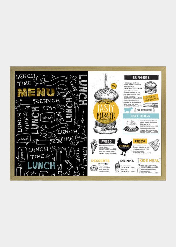 PRINTED MATTER. MENU