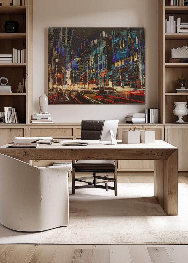 PAINTING. CITYSCAPE