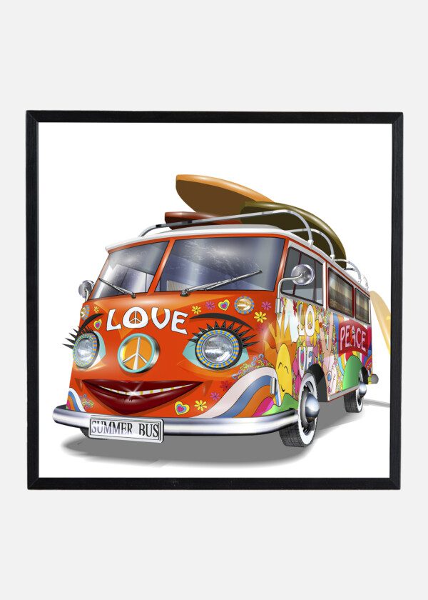 ILLUSTRATION PUBLIC TRANSPORT BUS