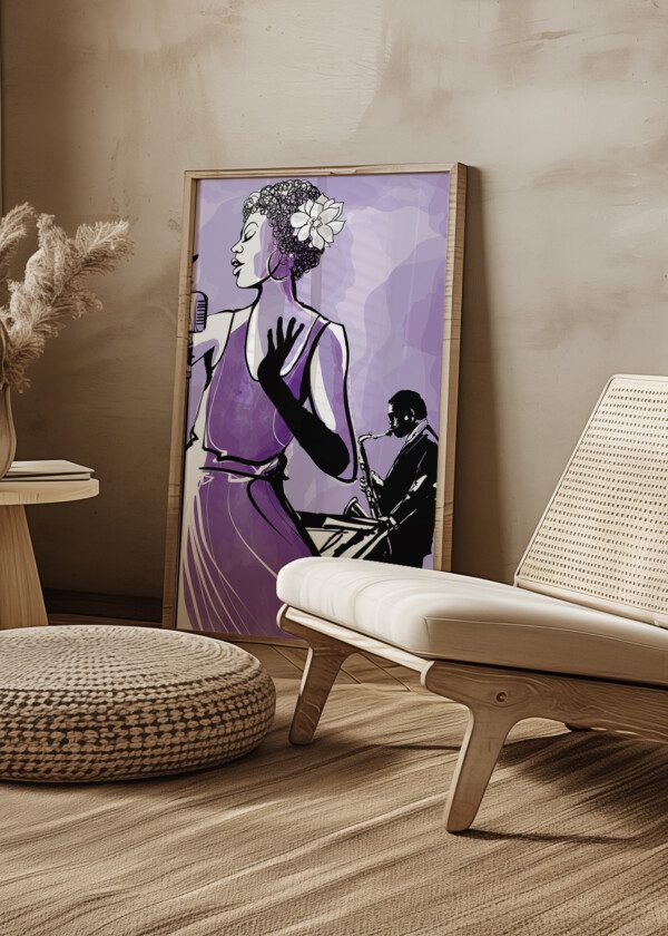 ILLUSTRATION JAZZ SINGER