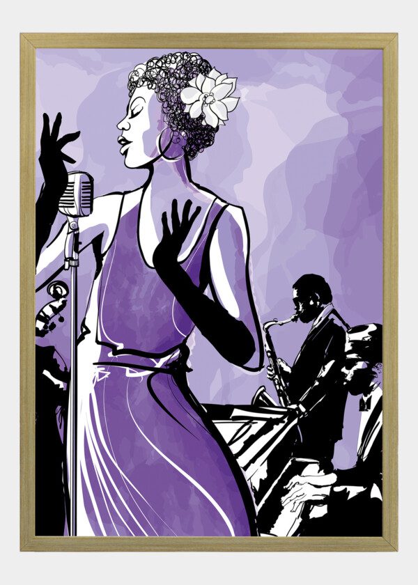 ILLUSTRATION JAZZ SINGER