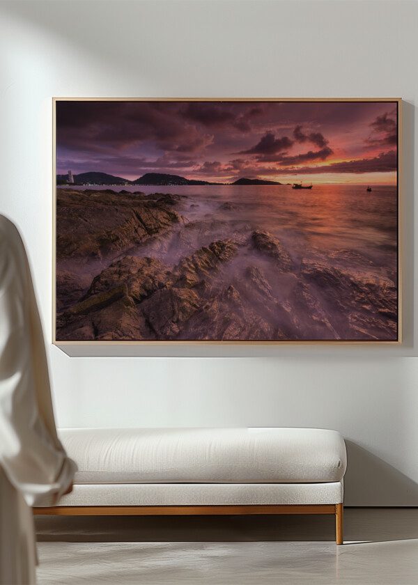 DRAMATIC SKY AT KALIM BEACH IN PHUKET
