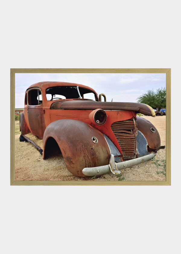 RED SCRAP TRUCK