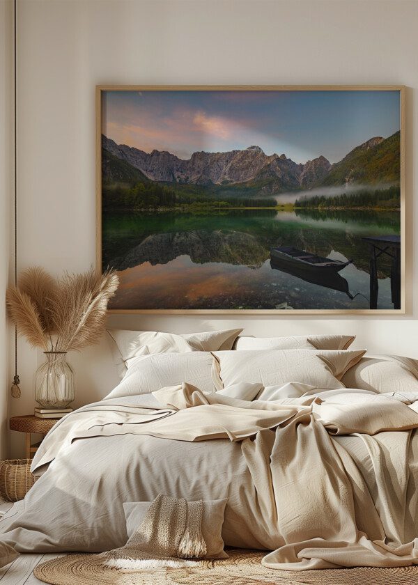 LAKE AND MOUNTAINS