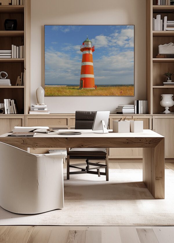 LIGHTHOUSE ON THE ISLAND OF GOTLAND. SWEDEN